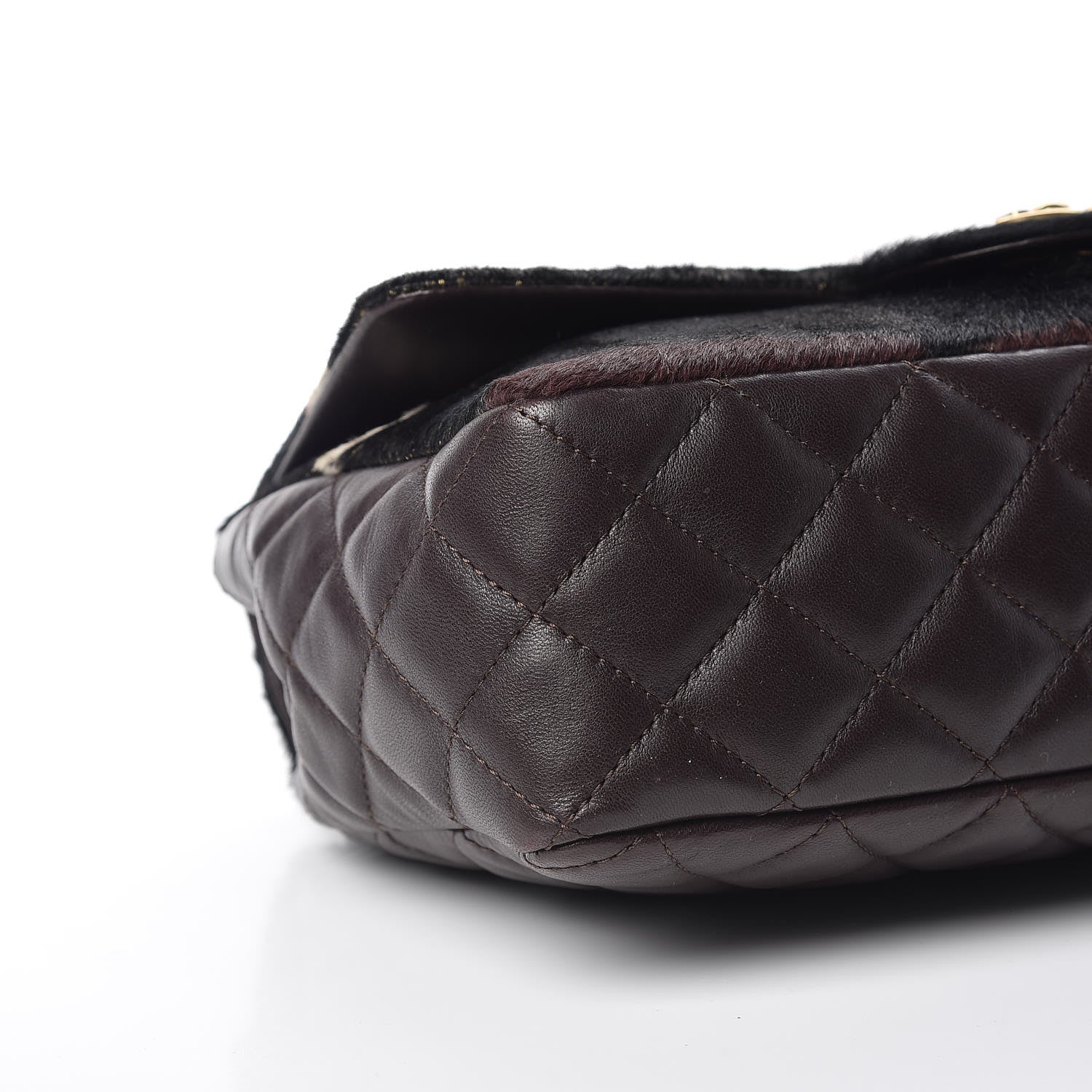 Chanel Pony Hair Lambskin Medium Paris Dallas Single Flap Gold 9 of 10