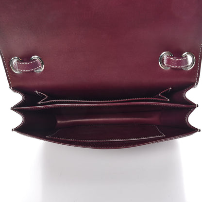 Goyard Taurillon 233 Shoulder Bag Burgundy 5 of 9
