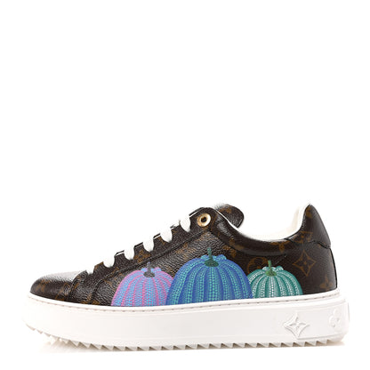 Louis Vuitton LV X YK Monogram Pumpkin Time Out Sneakers 39.5 1 of 10