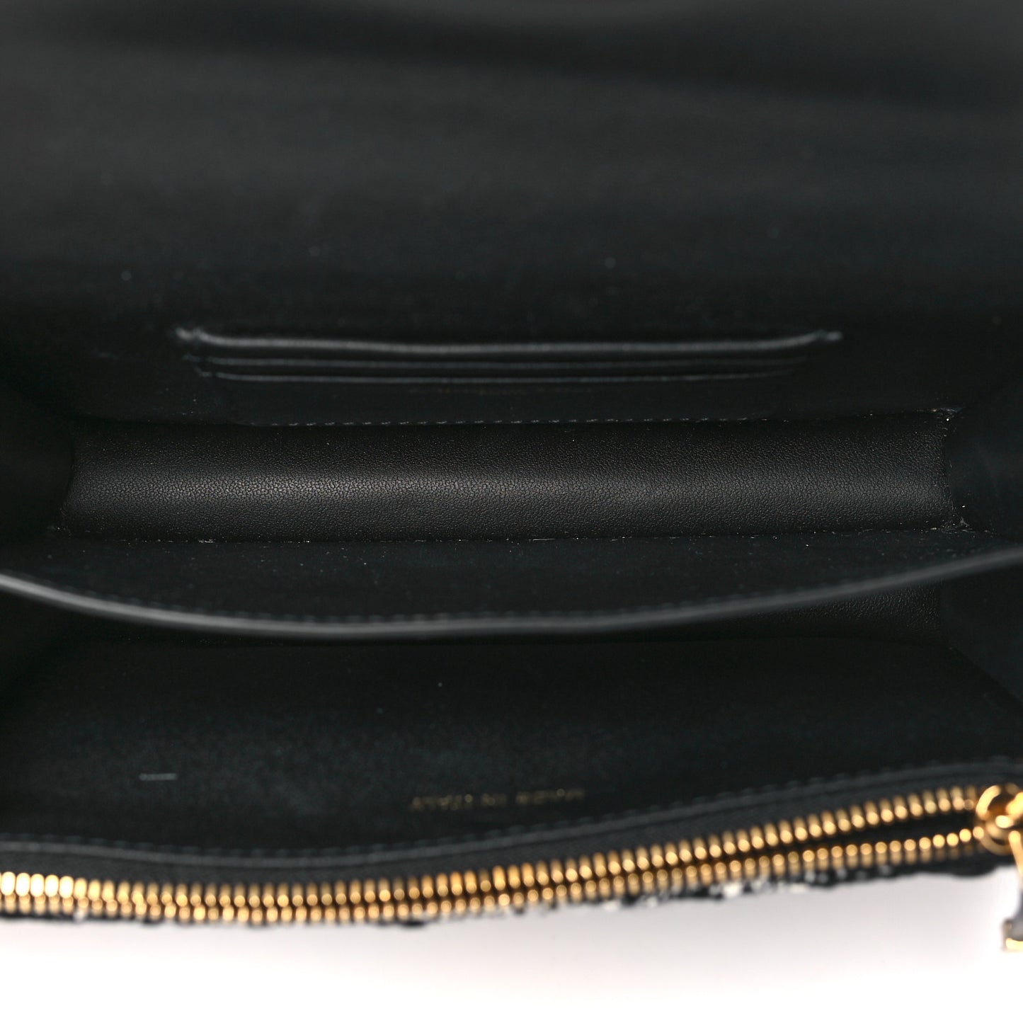Tweed Macrocannage Mini Miss Caro Bag Black White