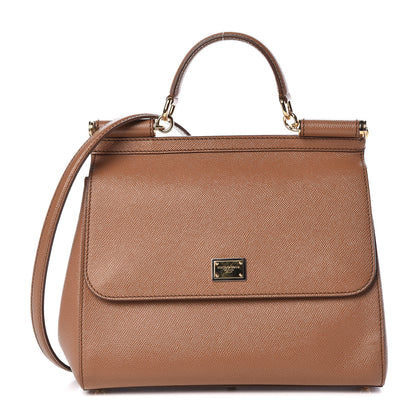 Dolce & Gabbana Dauphine Regular Miss Sicily Satchel Caramello 1 of 8