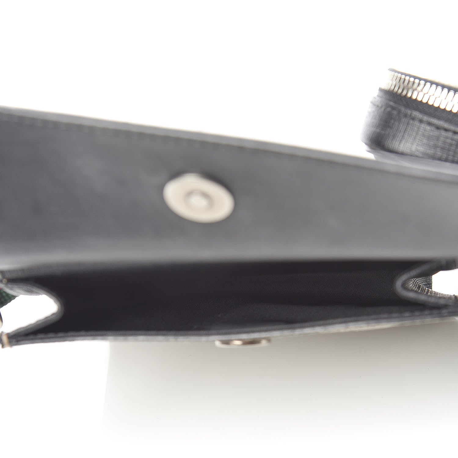 Gucci GG Supreme Monogram Web Belt Bag Black 5 of 15
