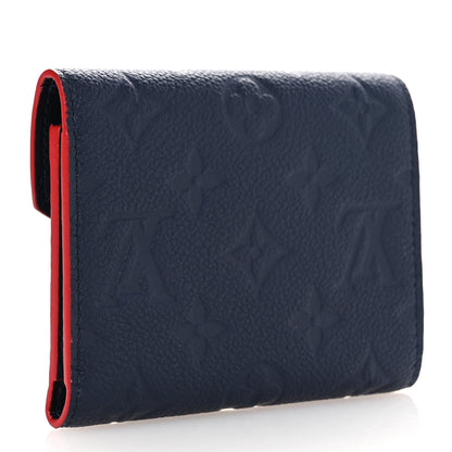 Louis Vuitton Empreinte Victorine Wallet Marine Rouge 3 of 8