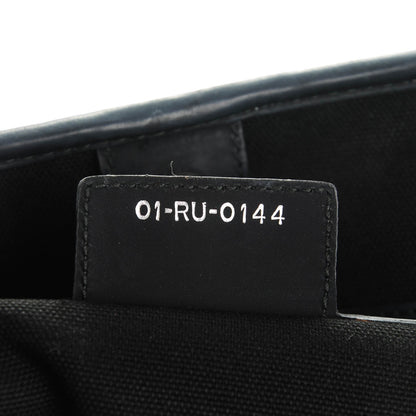 Christian Dior Coated Canvas Cannage Panarea Shopping Tote Black 7 of 9