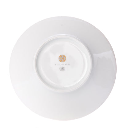 Hermes Porcelain Mosaique Au 24 Gold Breakfast Cup and Saucer 9 of 12