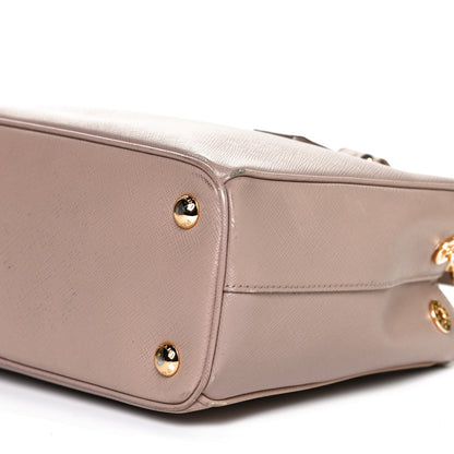 Prada Saffiano Mini Galleria Double Zip Tote Cammeo 10 of 10