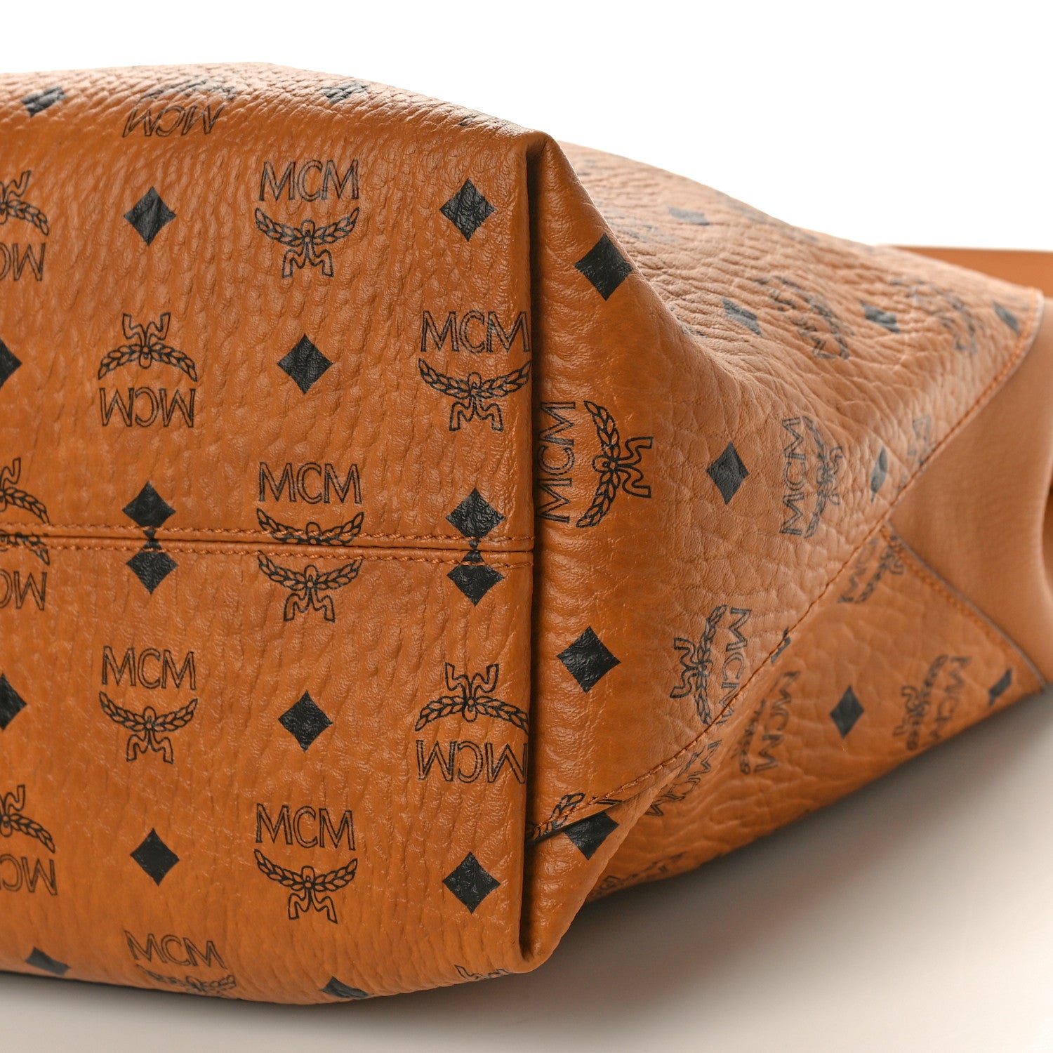 MCM Visetos Large Klara Hobo Cognac 9 of 10