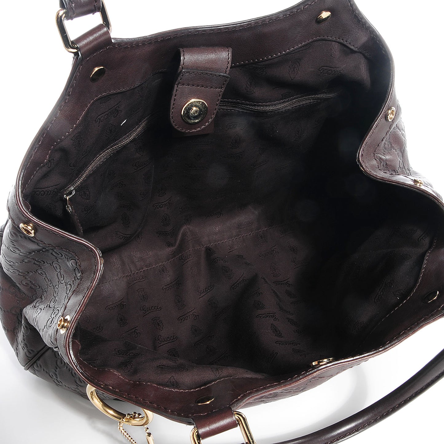 Guccissima Medium Sukey Tote Brown