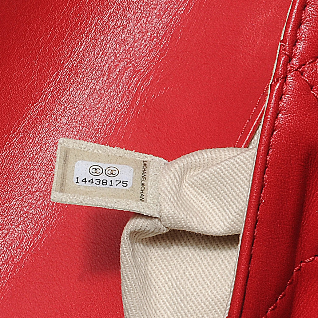 Chanel Leather Quilted In the Business Flap Bag Red 3 of 11