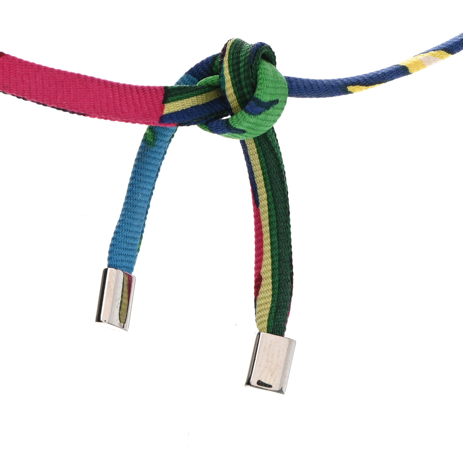 Hermes Silk Tourbillon de Couleurs Necklace Multicolor 6 of 7