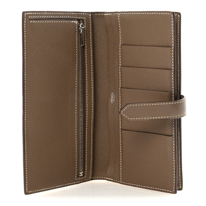 Hermes Epsom Bearn Gusset Wallet Etoupe 5 of 7