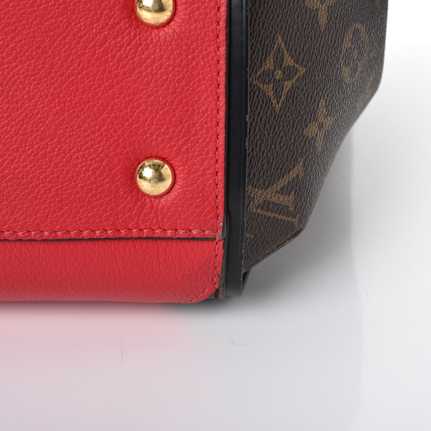 Calfskin Monogram Kimono Tote Poppy