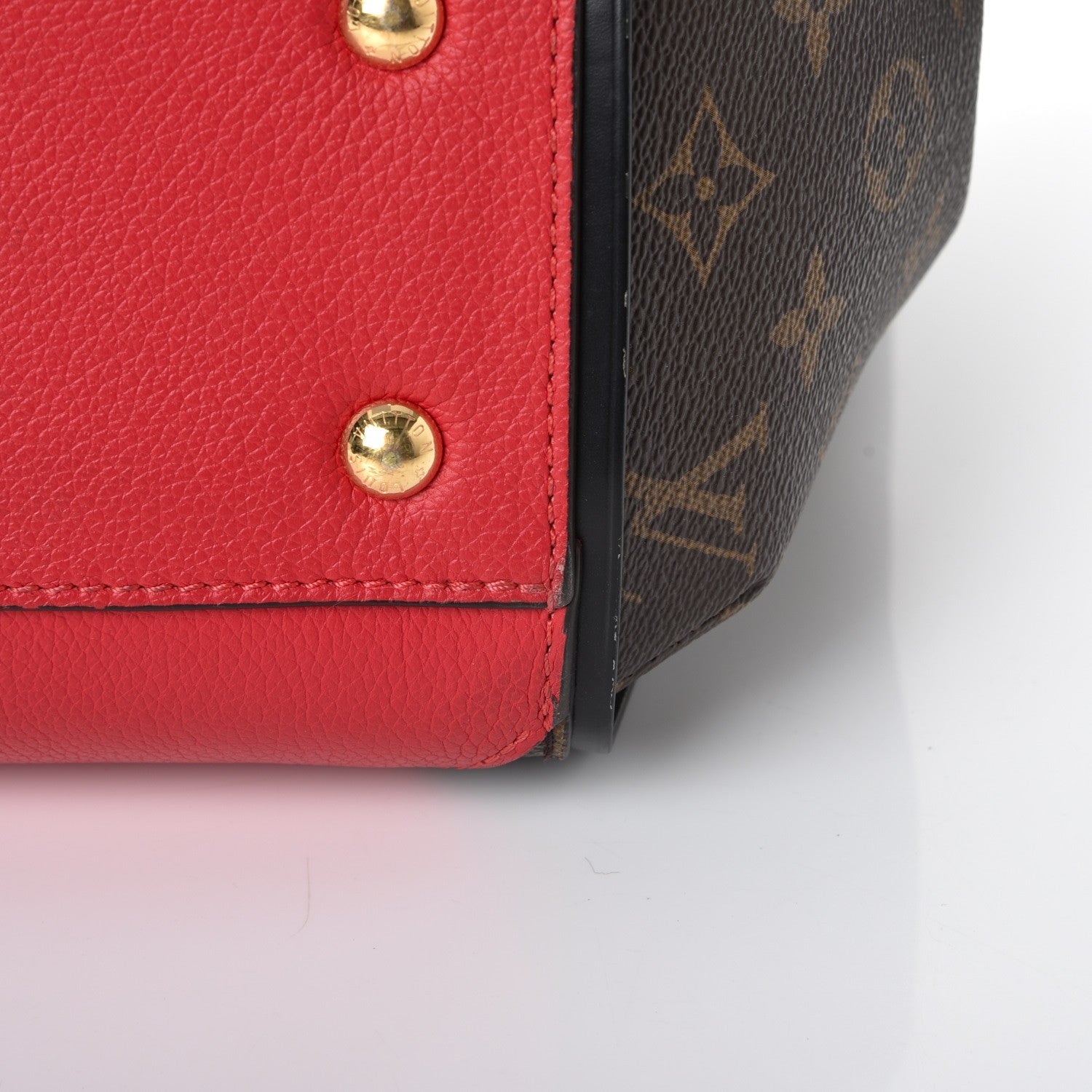 Louis Vuitton Calfskin Monogram Kimono Tote Poppy 13 of 15