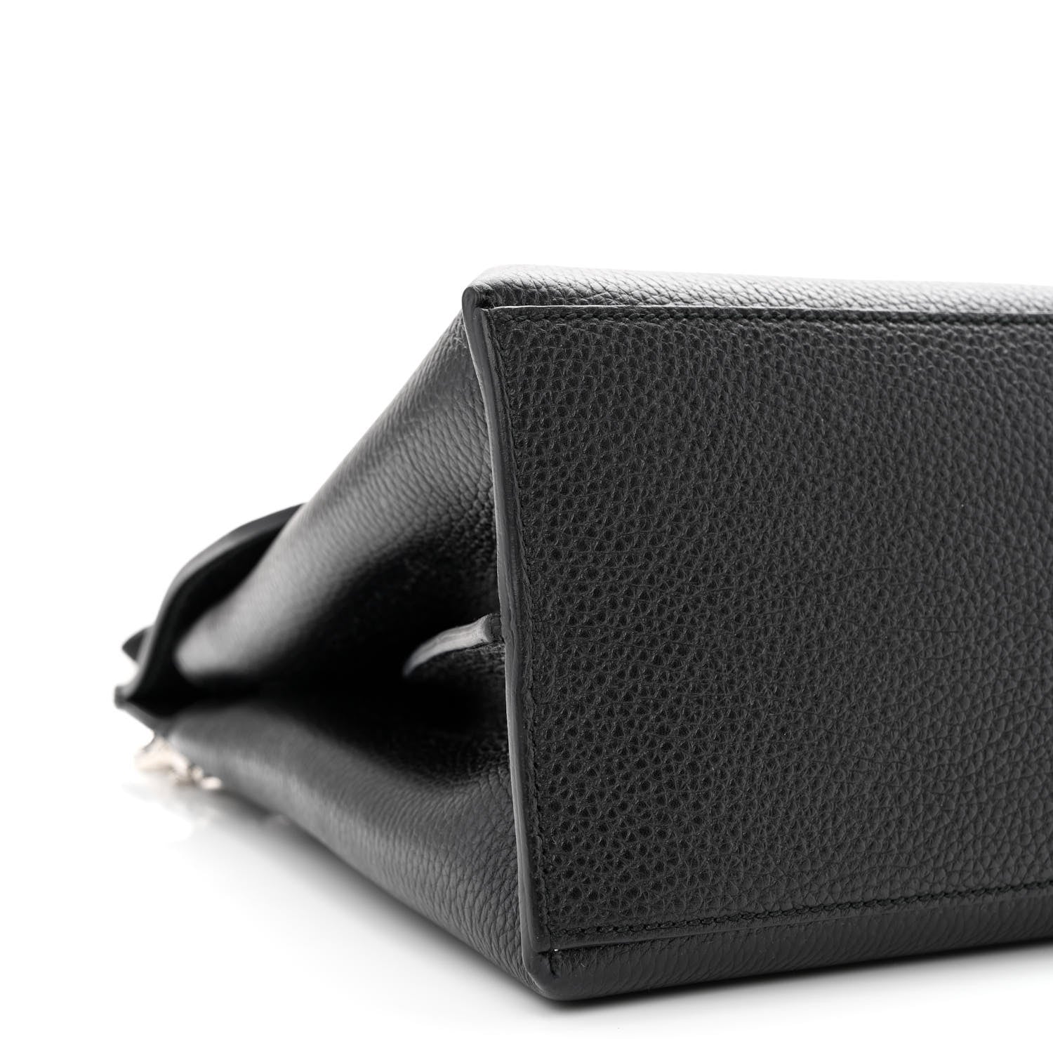 Gucci Cellarius Calfskin Medium Bamboo Daily Top Handle Bag Black 8 of 9