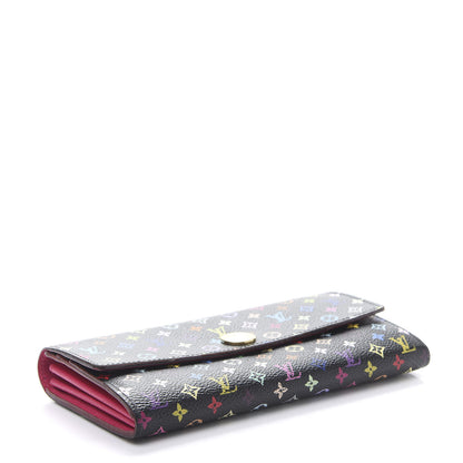 Louis Vuitton Monogram Multicolor Sarah Wallet Black Grenade 4 of 11