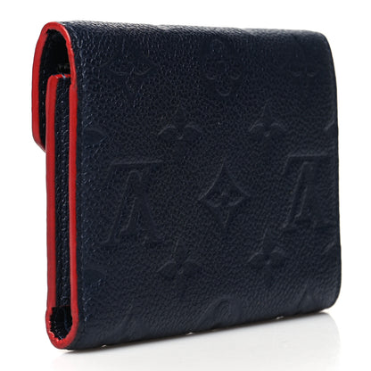 Louis Vuitton Empreinte Victorine Wallet Marine Rouge 3 of 10