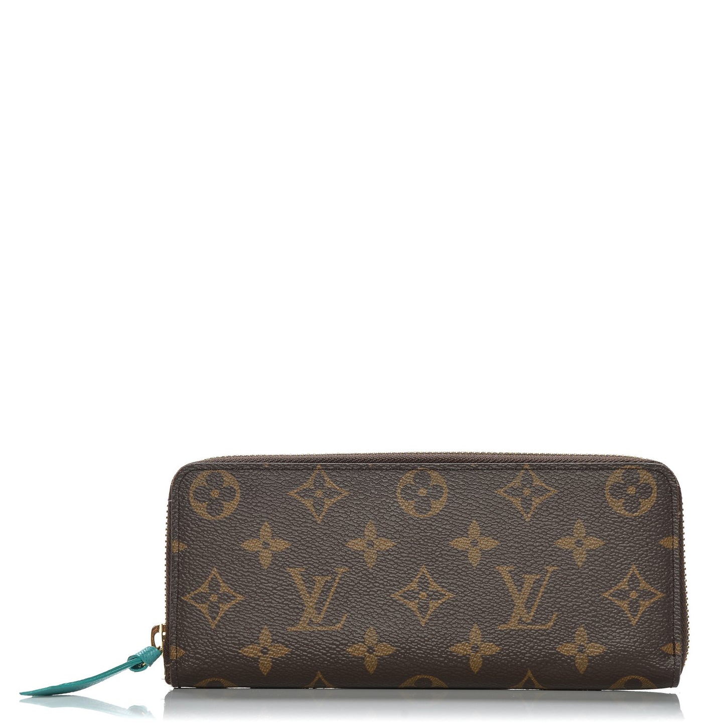 Monogram Clemence Wallet Turquoise