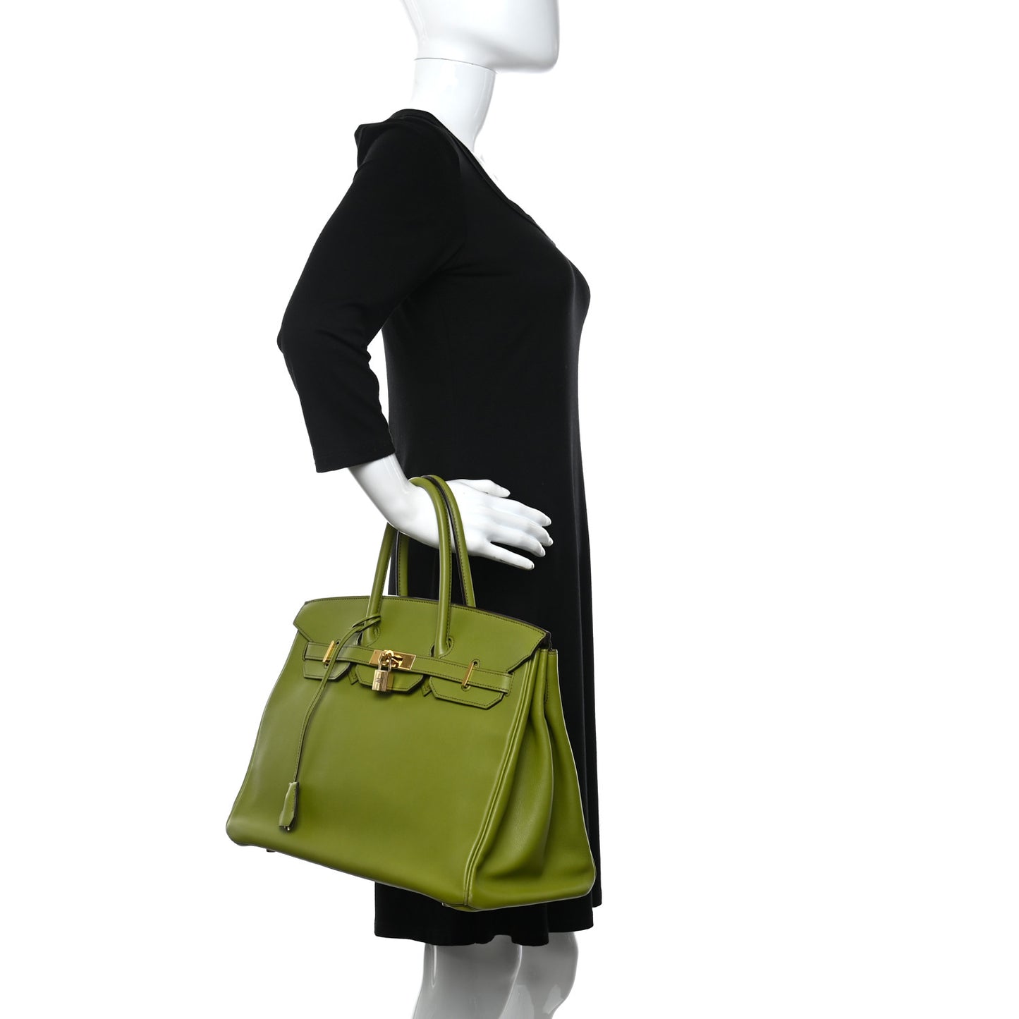 Swift Birkin 35 Vert Anis