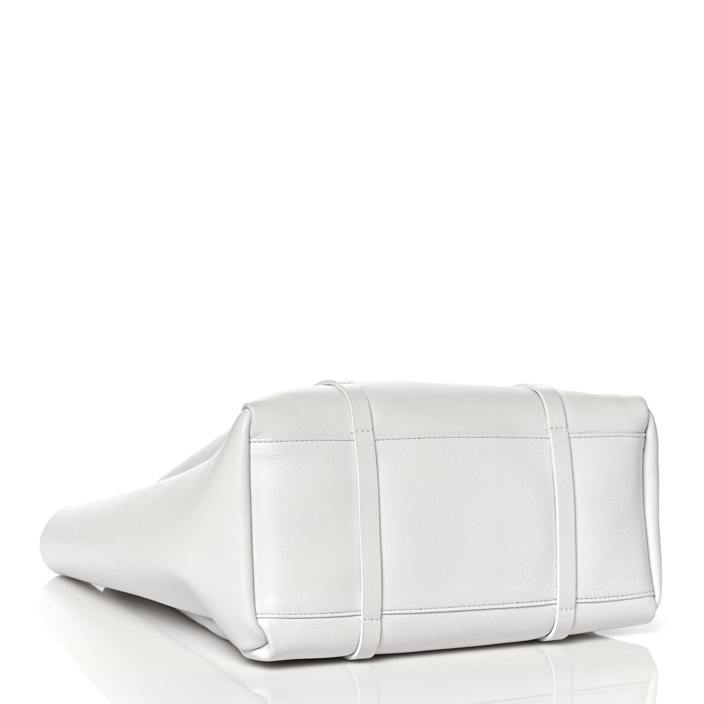 Veau Baltimore Double Sided Small Everyday Tote Optic White Black
