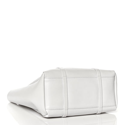 Balenciaga Veau Baltimore Double Sided Small Everyday Tote Optic White Black 4 of 12