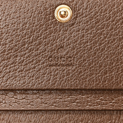 Gucci GG Supreme Monogram Web Ophidia Card Case Beige New Acero 6 of 6