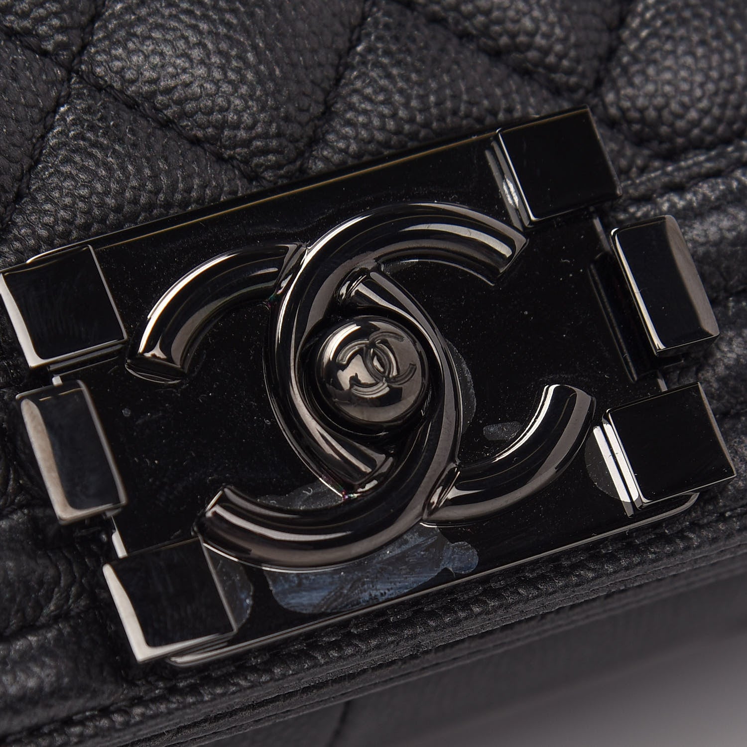 Chanel Caviar Quilted Medium Boy Flap So Black 10 of 10