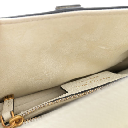 Christian Dior Grained Calfskin Saddle Bag White 8 of 11