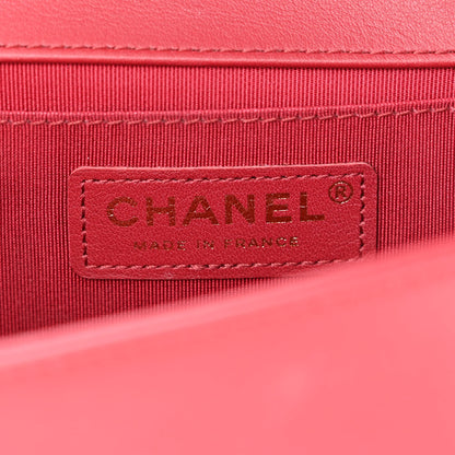Chanel Calfskin Quilted Medium Boy Flap Red 6 of 10