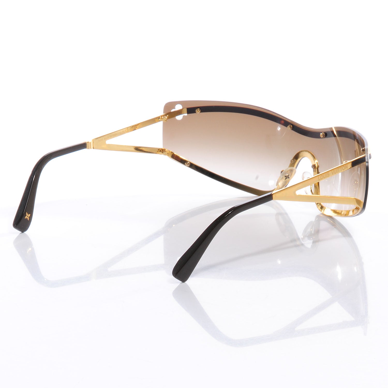 Louis Vuitton Harmony Mask Sunglasses Gold 2 of 5