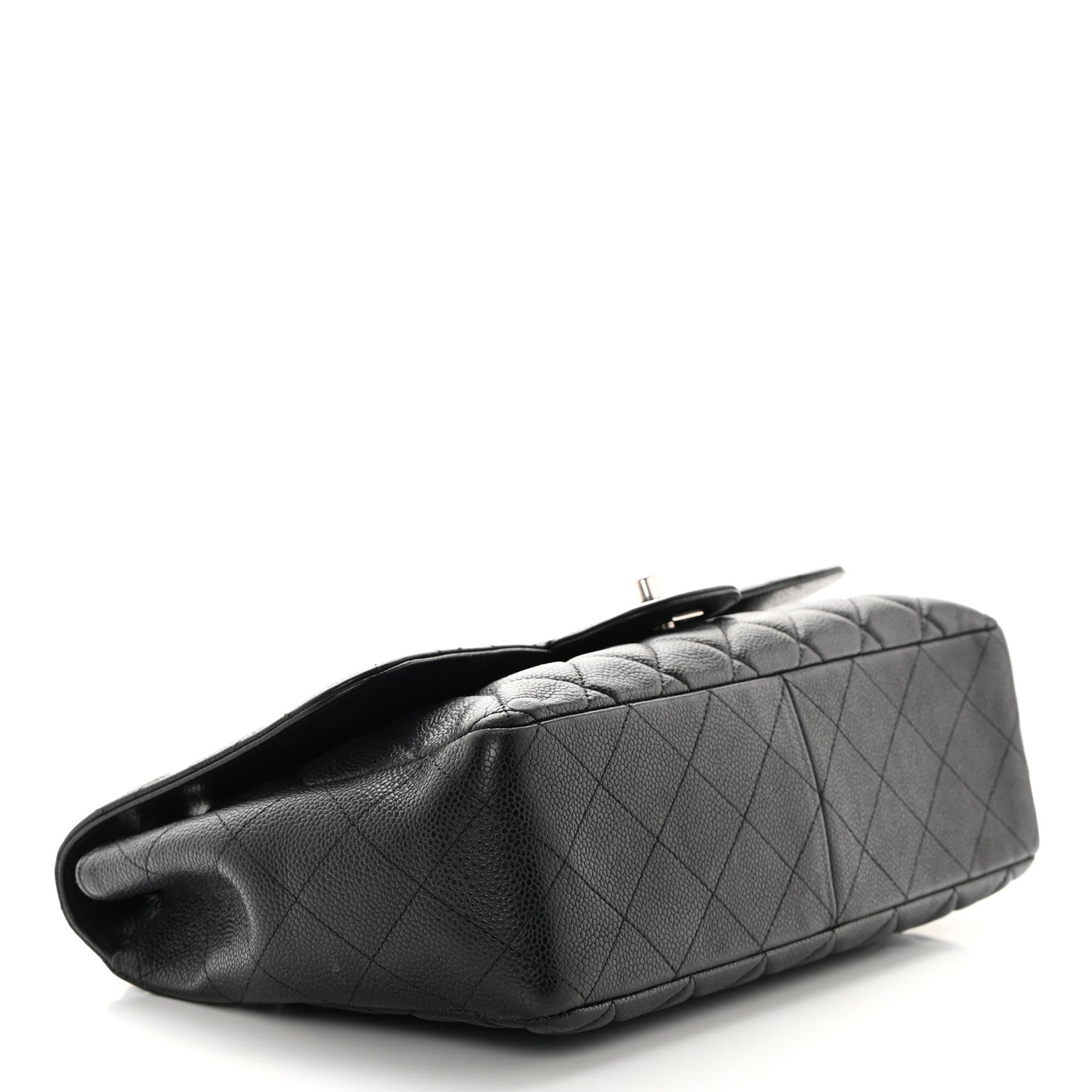 Chanel Caviar Quilted Jumbo Single Flap Black 4 of 18
