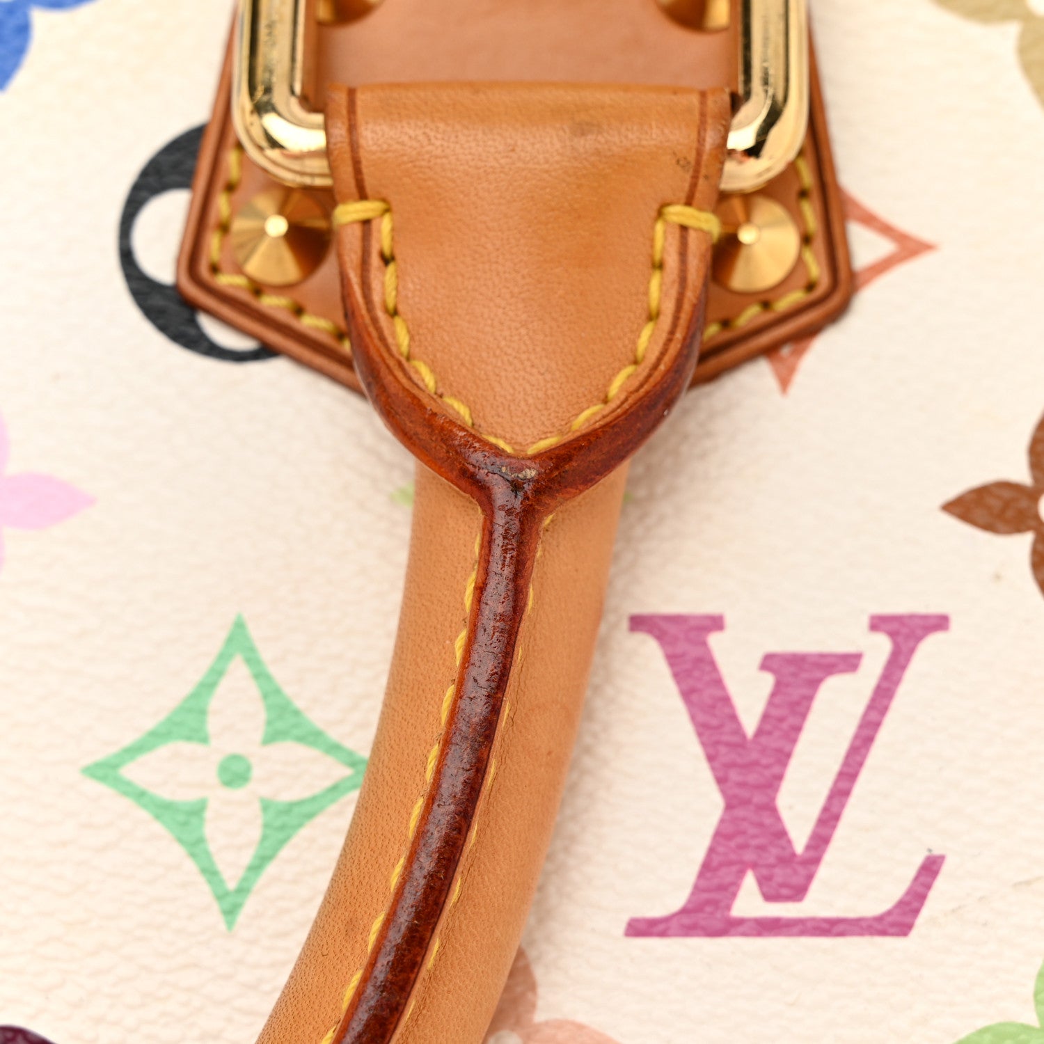 Louis Vuitton Monogram Multicolor Alma PM White 9 of 14