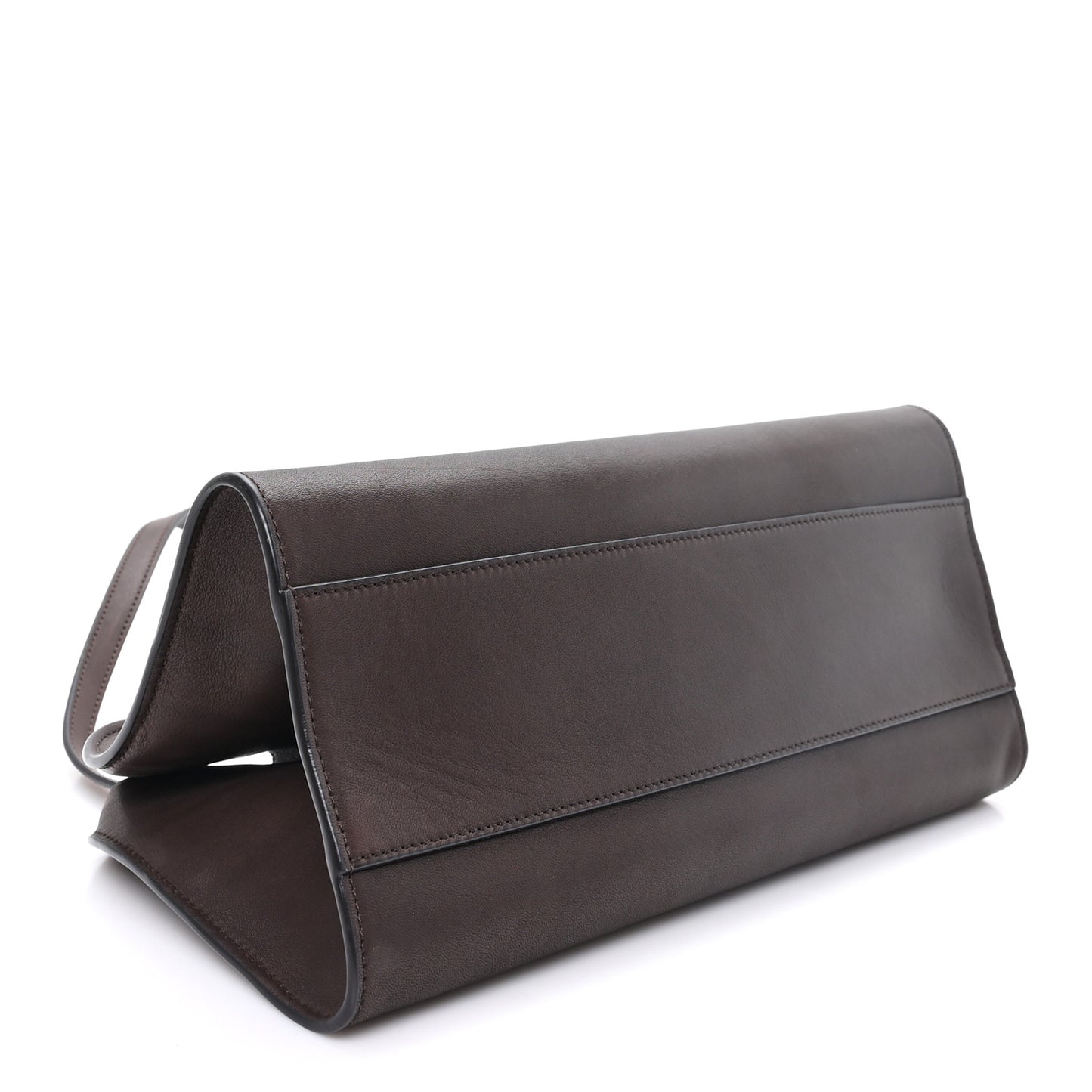 Smooth Calfskin Peggy Bag Chestnut