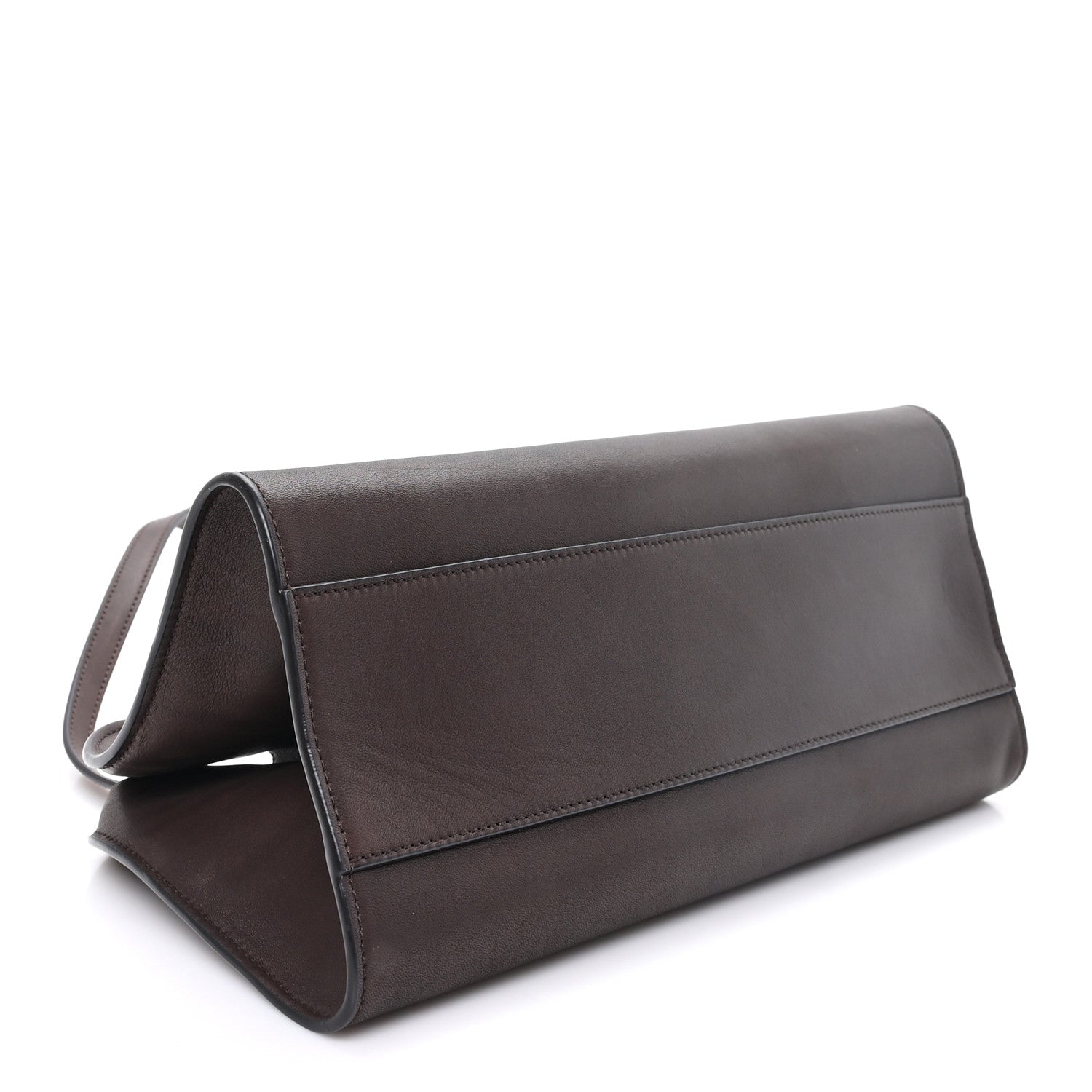 The Row Smooth Calfskin Peggy Bag Chestnut 4 of 9