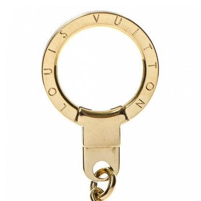 Louis Vuitton Metal Pochette Extender Key Ring Chain Gold 4 of 4