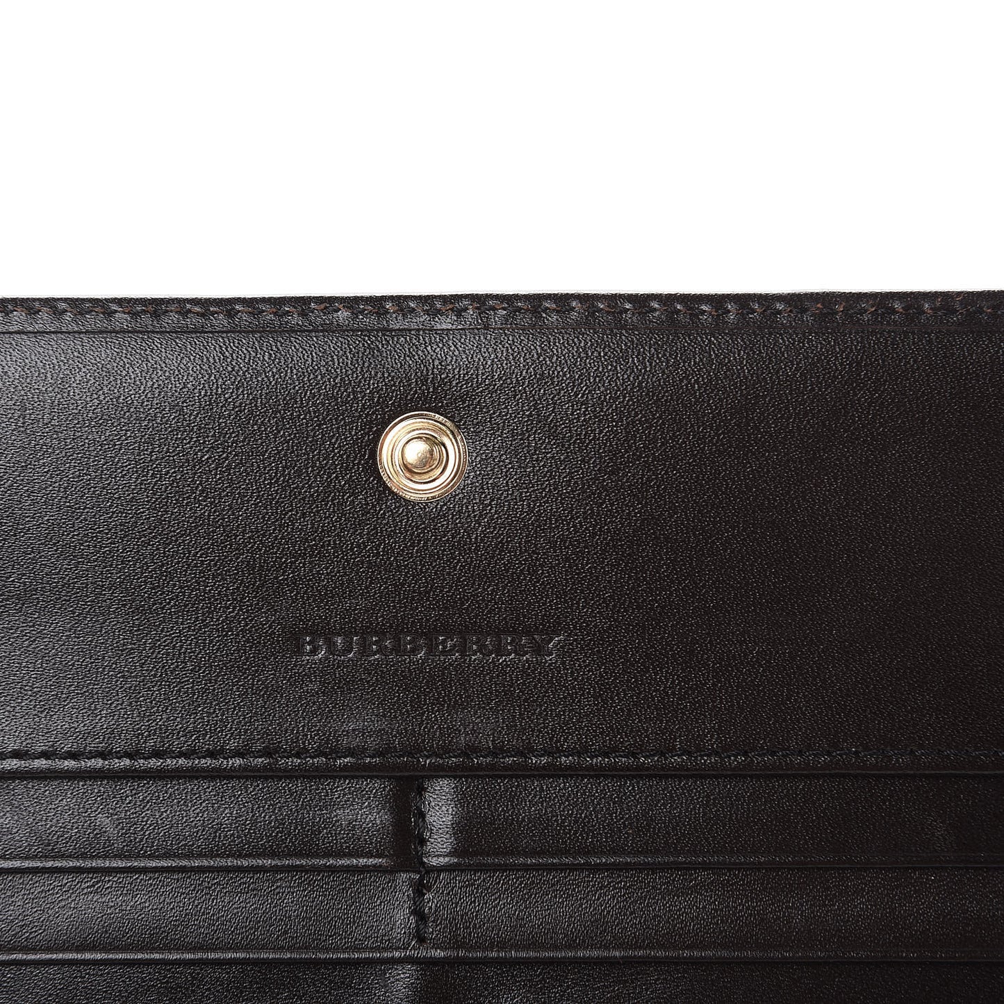 Haymarket Check Penrose Continental Wallet Chocolate