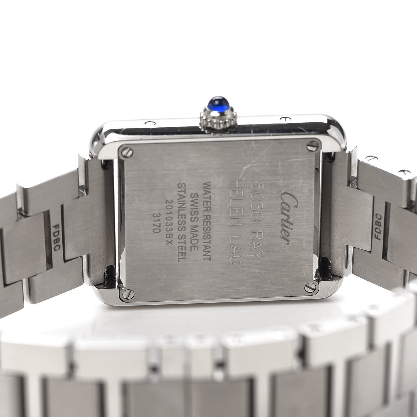 Stainless Steel 24mm Tank Solo Quartz Watch