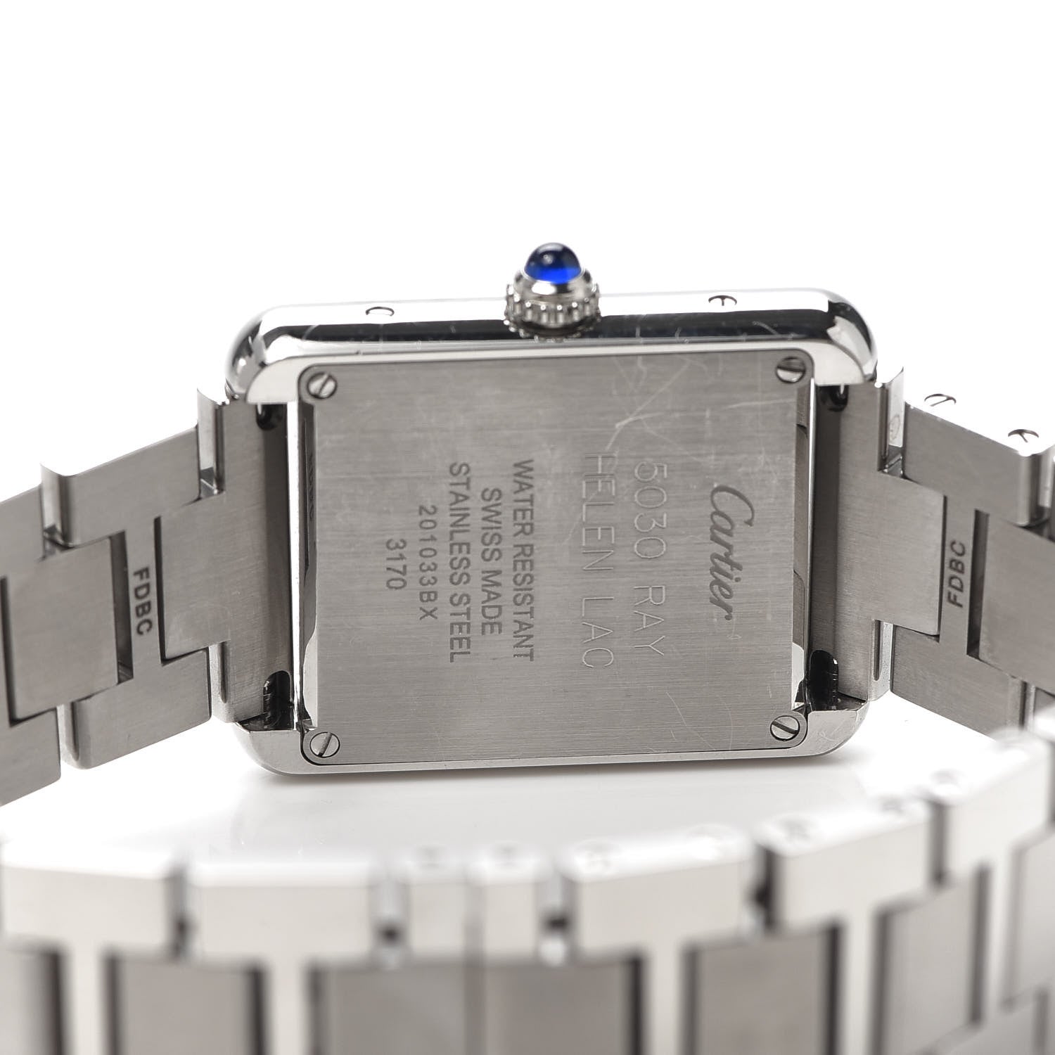 Cartier Stainless Steel 24mm Tank Solo Quartz Watch 4 of 6