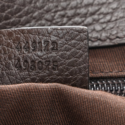 Gucci Monogram Flap Messenger Bag Beige Dark Brown 7 of 14