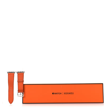 Hermes Swift 45mm Apple Watch Single Tour Band Orange 9 of 9