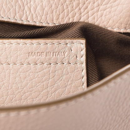 Chloe Calfskin Medium Marcie Round Crossbody Bag Abstract White 7 of 9