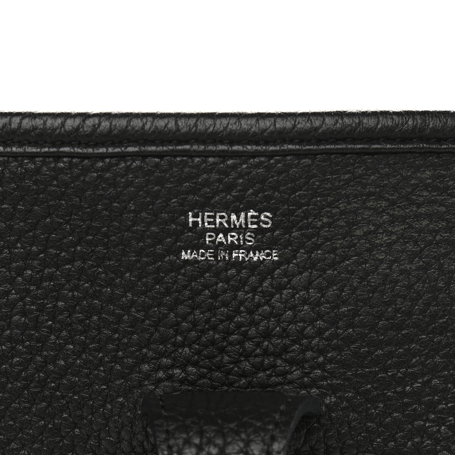 Hermes Taurillon Clemence Evelyne III PM Plomb 7 of 10