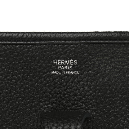 Hermes Taurillon Clemence Evelyne III PM Plomb 7 of 10