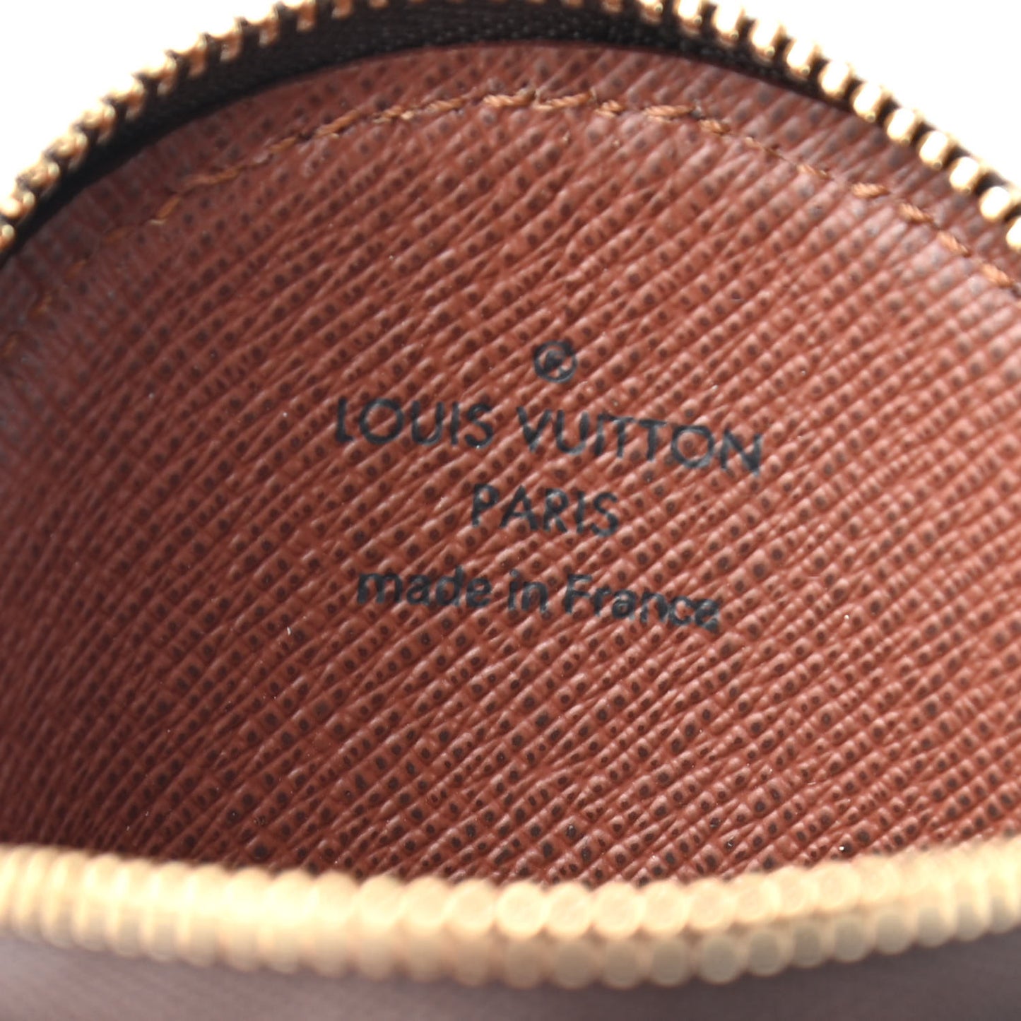 Monogram Round Coin Purse