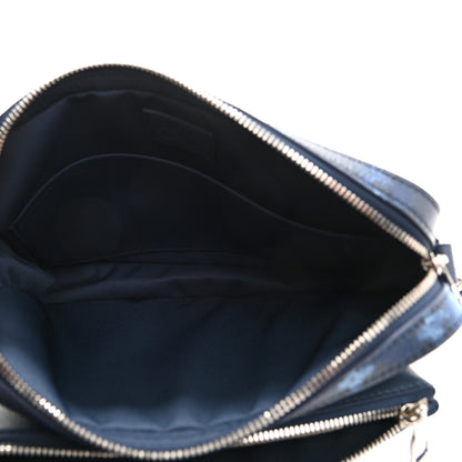 Louis Vuitton Monogram Ink Watercolor Trio Messenger Bag Blue 5 of 10