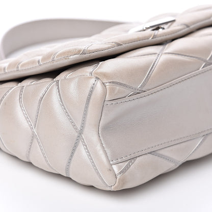 Louis Vuitton Lambskin Malletage GO-14 PM Silver 8 of 16