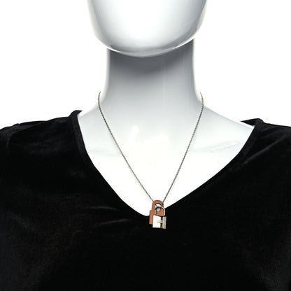 Hermes Swift Small O'Kelly Pendant Necklace Silver 2 of 5