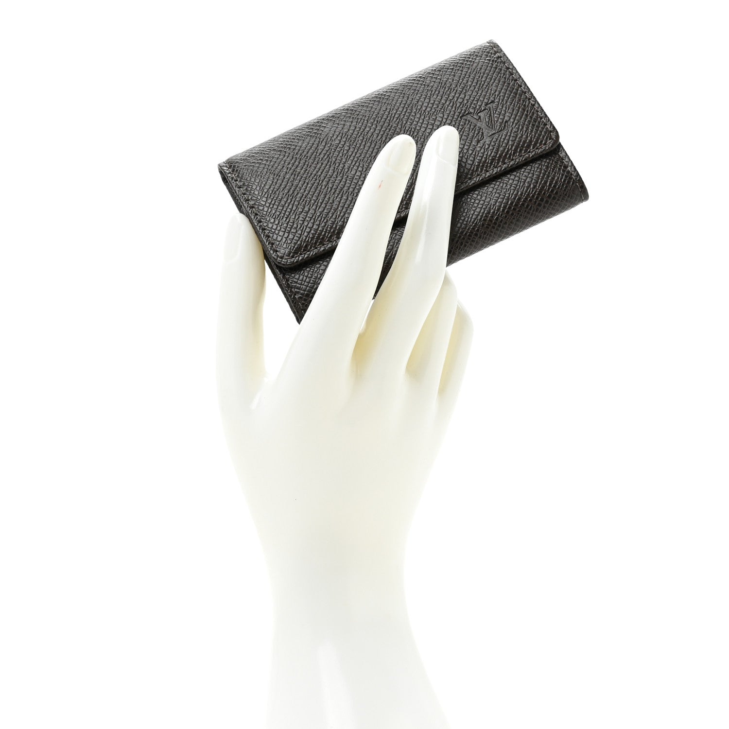 Louis Vuitton Taiga 6 Key Holder Grizzli 2 of 8