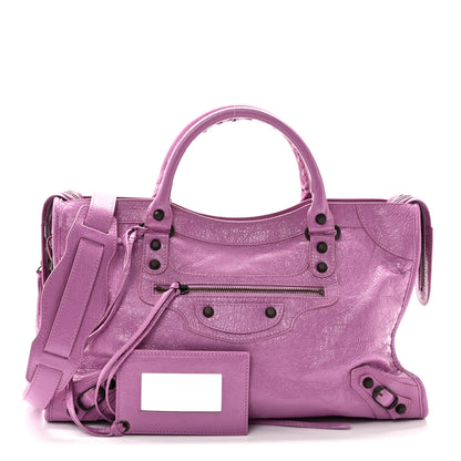 Balenciaga Agneau Classic Hardware City Rose Berlingot 8 of 11