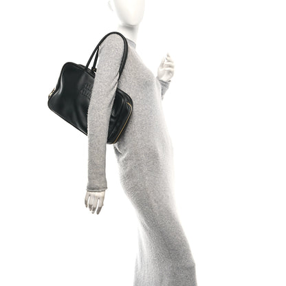Miu Miu Soft Calf Softy Large Beau Top Handle Bag Black 2 of 9