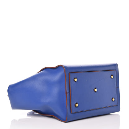 Celine Smooth Calfskin Small Tie Knot Tote Indigo 5 of 19